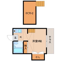 尼ケ辻駅 徒歩11分 1階の物件間取画像